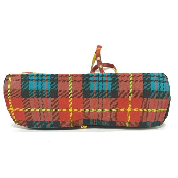 VERSACE Tote Bag baroque pattern Bag Shoulder Bag cotton Multicolore - Picture 4 of 12